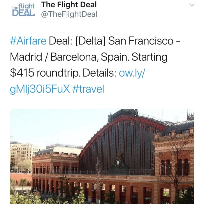 Cheap flight deals